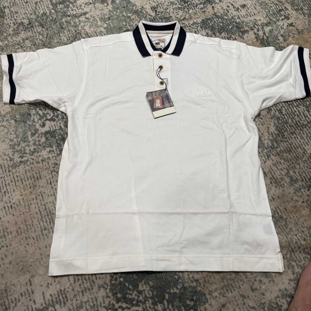 NWT Cutter And Buck Men's Polo Medium Logo-PJM International